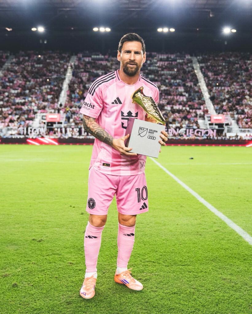 Messi was awarded the MLS Golden